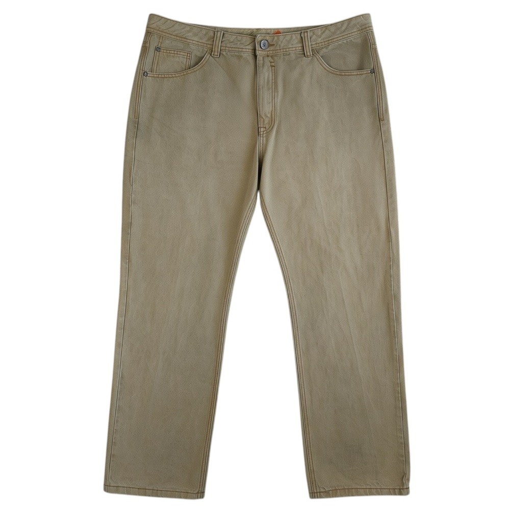 Miskeen Originals Jeans Mens 40x33* Beige Baggy Straight Hip Hop Y2K Streetwear